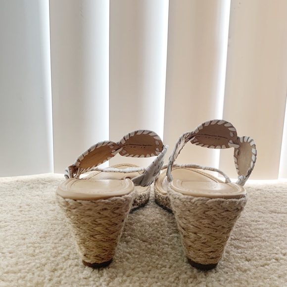 Jack Rogers Lucille Espadrille White Sandals - Picture 3 of 3